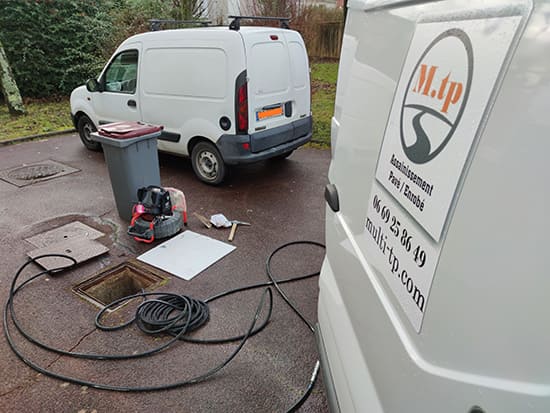canalisation débouchée avec MultiTP