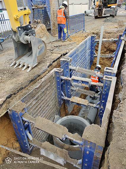 création canalisation maison
